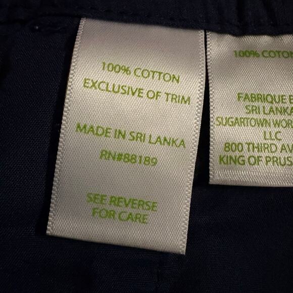 Lilly Pulitzer The Callahan Cotton 5” Inseam Short 4 Women’s True Navy - Picture 6 of 7